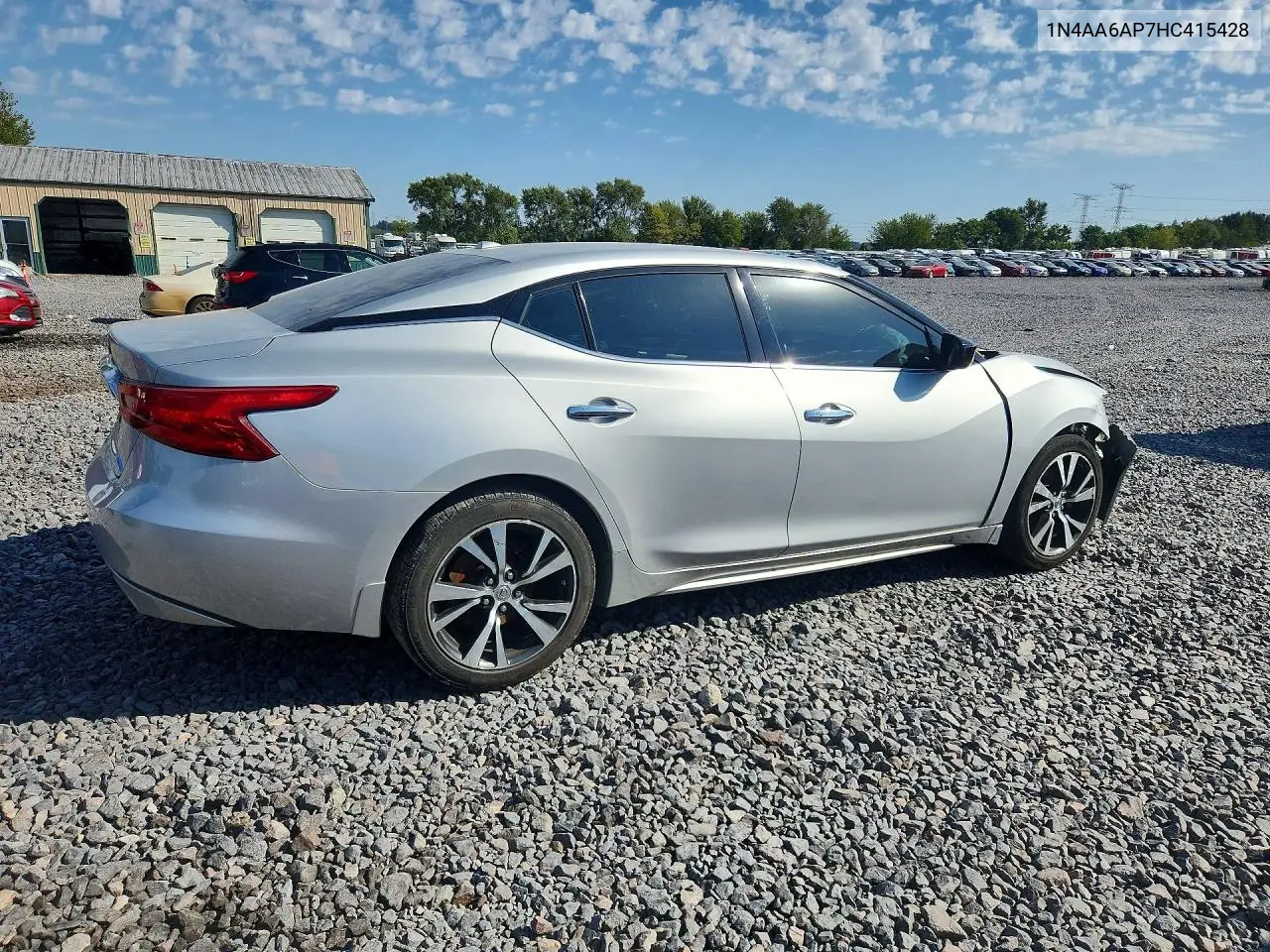 2017 NISSAN MAXIMA VIN 1N4AA6AP7HC415428 — фото 3