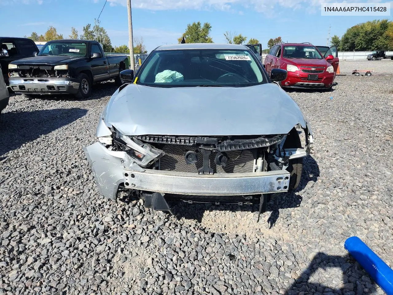 2017 NISSAN MAXIMA VIN 1N4AA6AP7HC415428 — фото 5