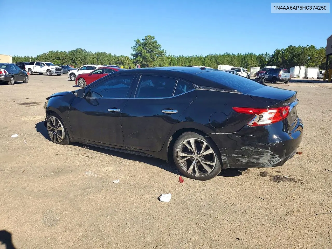 2017 NISSAN MAXIMA VIN 1N4AA6AP5HC374250 — фото 2