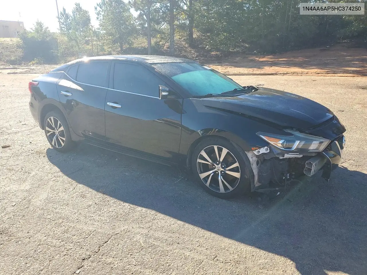 2017 NISSAN MAXIMA VIN 1N4AA6AP5HC374250 — фото 4