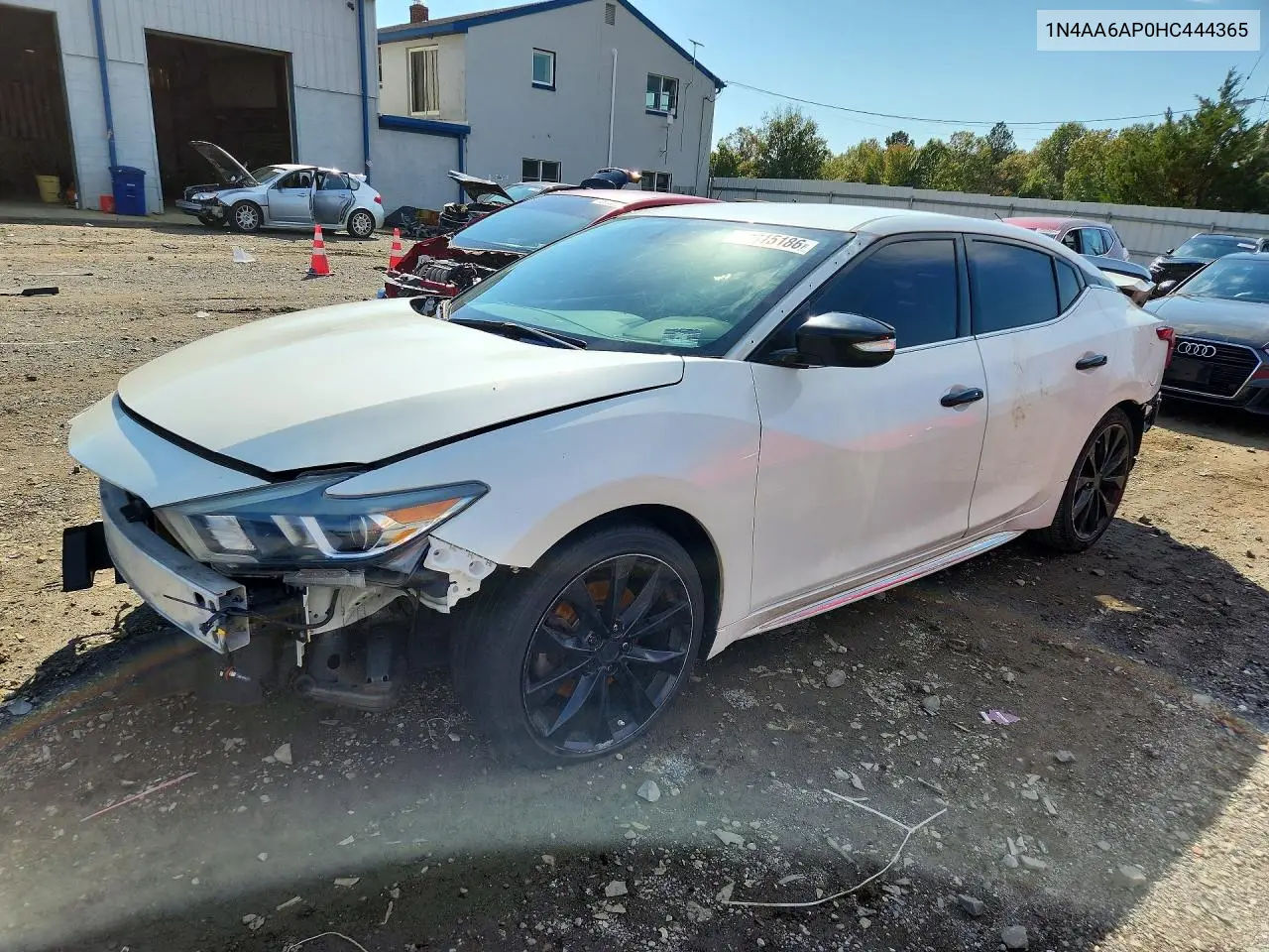 NISSAN MAXIMA 2017, VIN 1N4AA6AP0HC444365