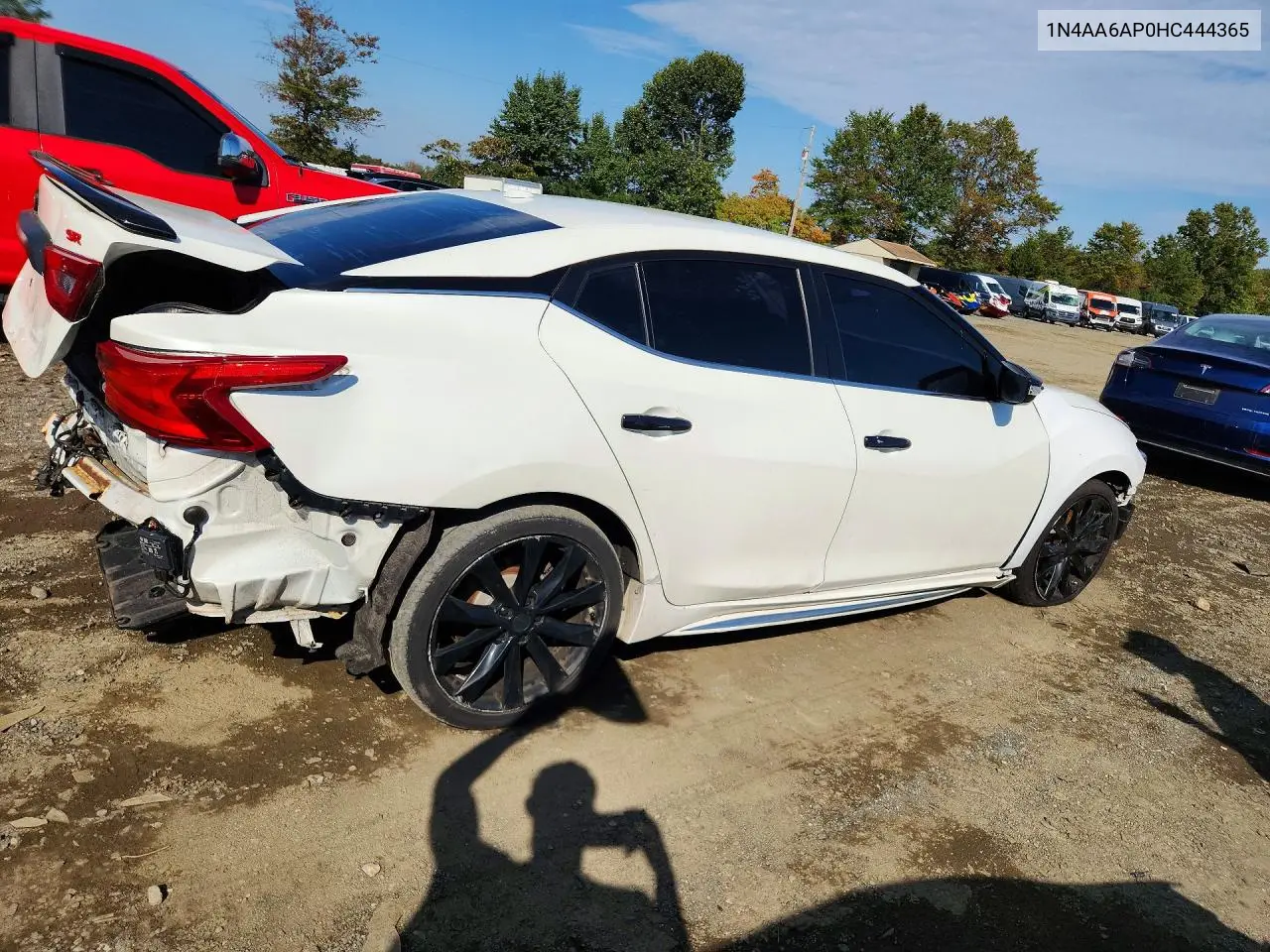 2017 NISSAN MAXIMA VIN 1N4AA6AP0HC444365 — фото 3