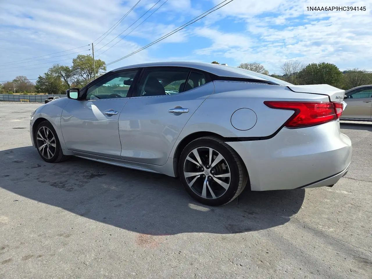 2017 NISSAN MAXIMA VIN 1N4AA6AP9HC394145 — фото 2
