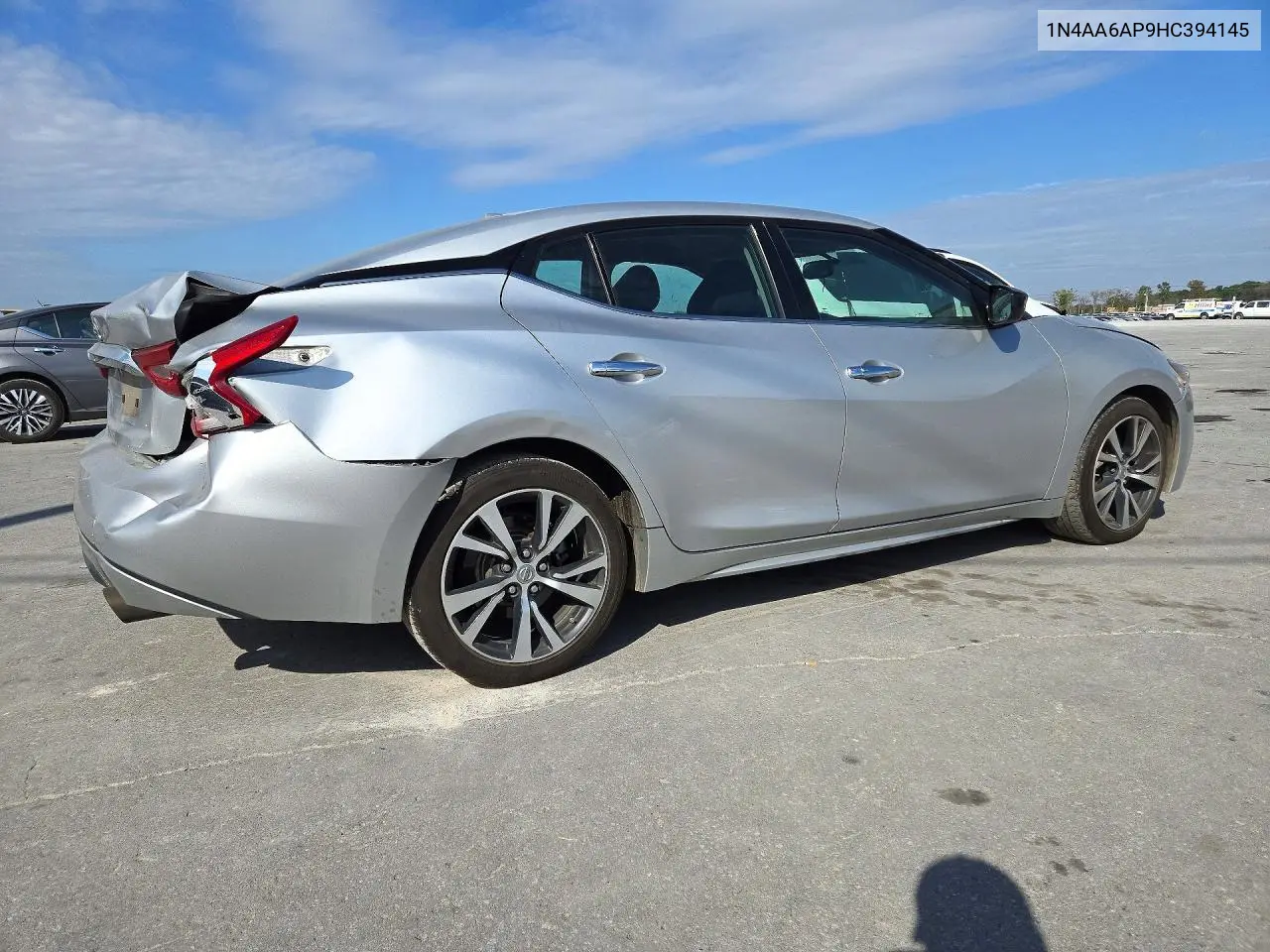 2017 NISSAN MAXIMA VIN 1N4AA6AP9HC394145 — фото 3