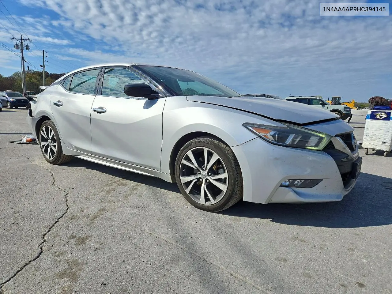 2017 NISSAN MAXIMA VIN 1N4AA6AP9HC394145 — фото 4