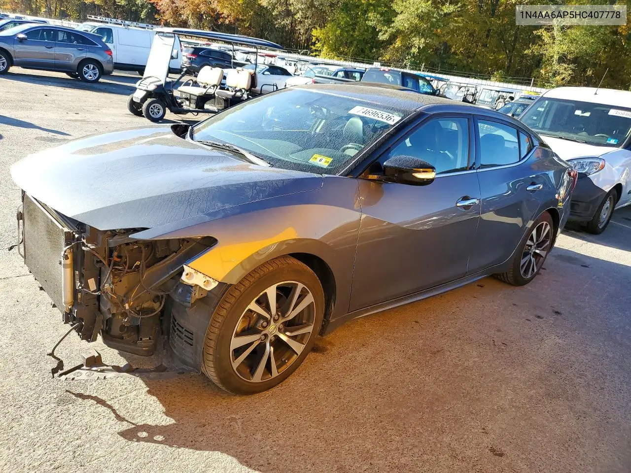 NISSAN MAXIMA 2017, VIN 1N4AA6AP5HC407778