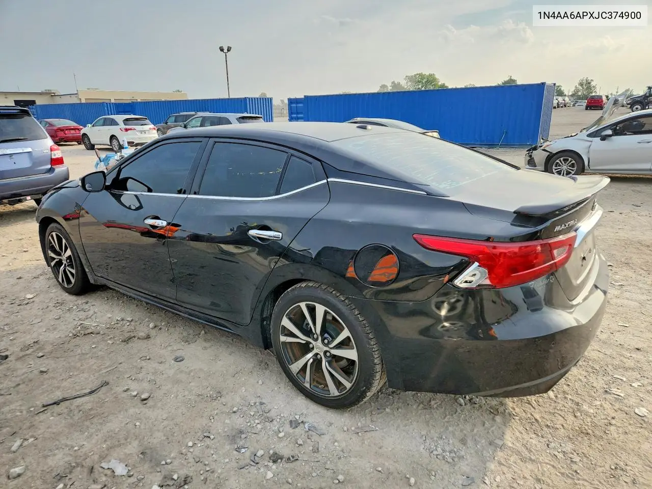 2018 NISSAN MAXIMA VIN 1N4AA6APXJC374900 — фото 2