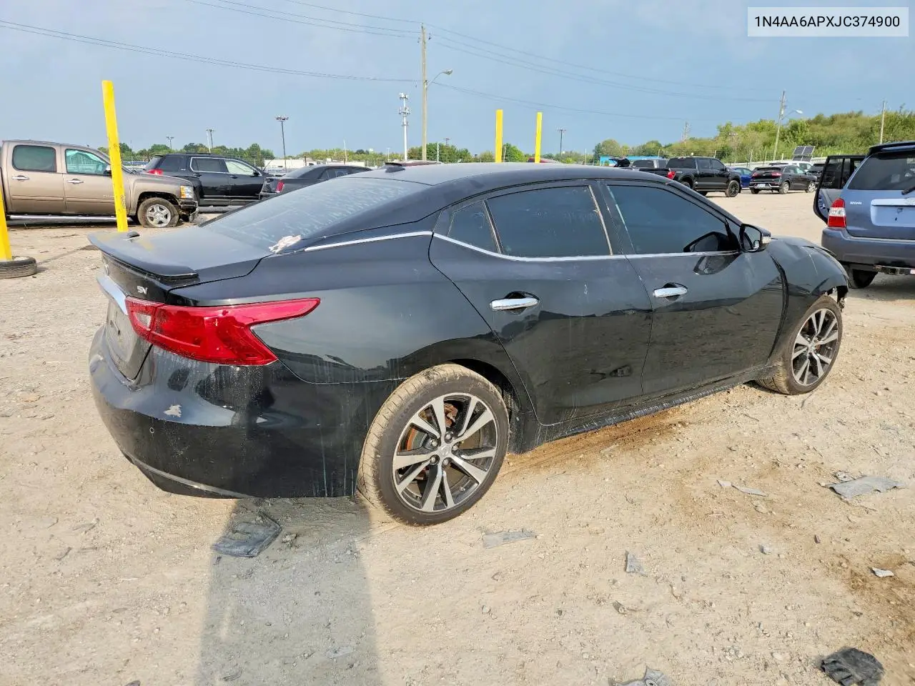 2018 NISSAN MAXIMA VIN 1N4AA6APXJC374900 — фото 3