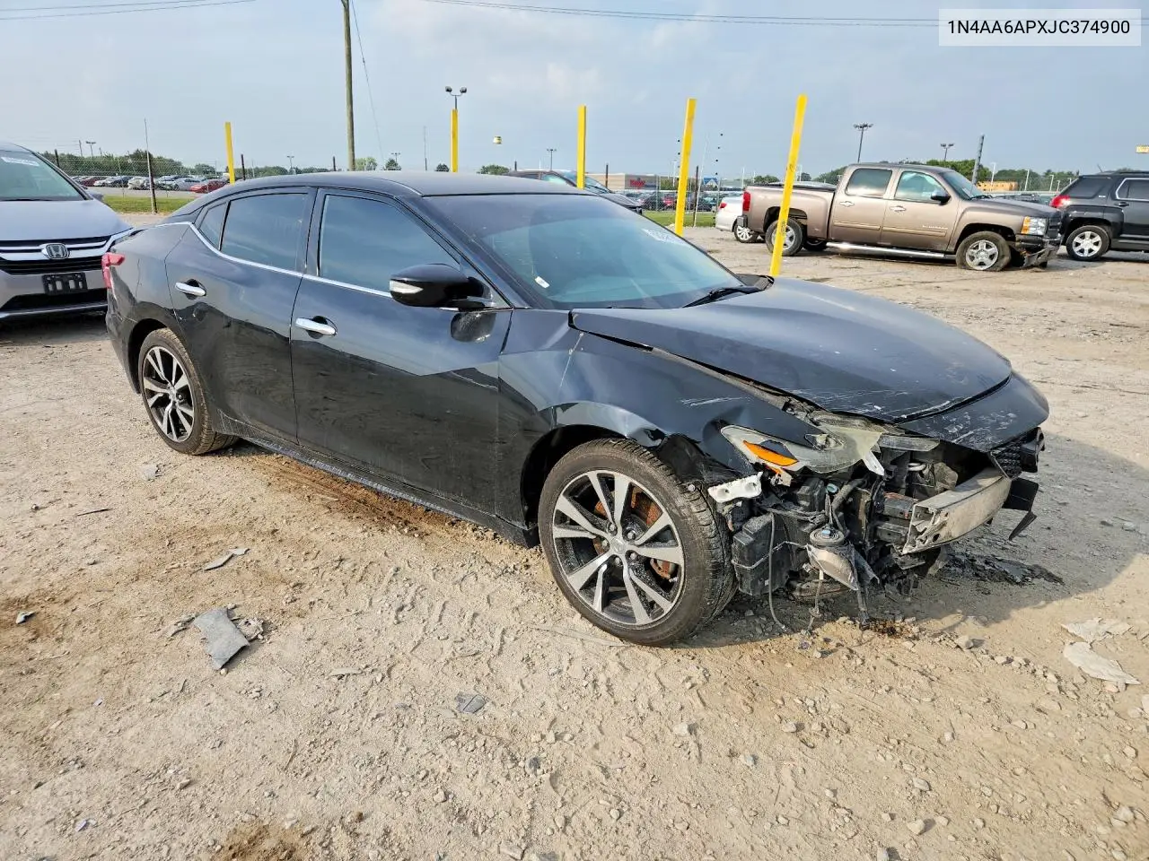 2018 NISSAN MAXIMA VIN 1N4AA6APXJC374900 — фото 4