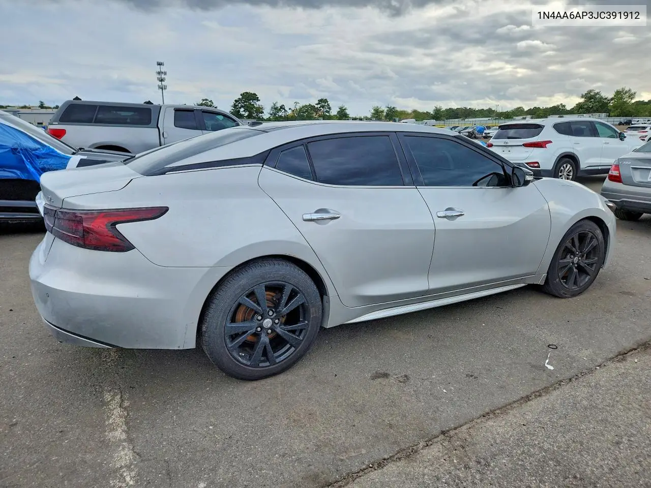 2018 NISSAN MAXIMA VIN 1N4AA6AP3JC391912 — фото 3