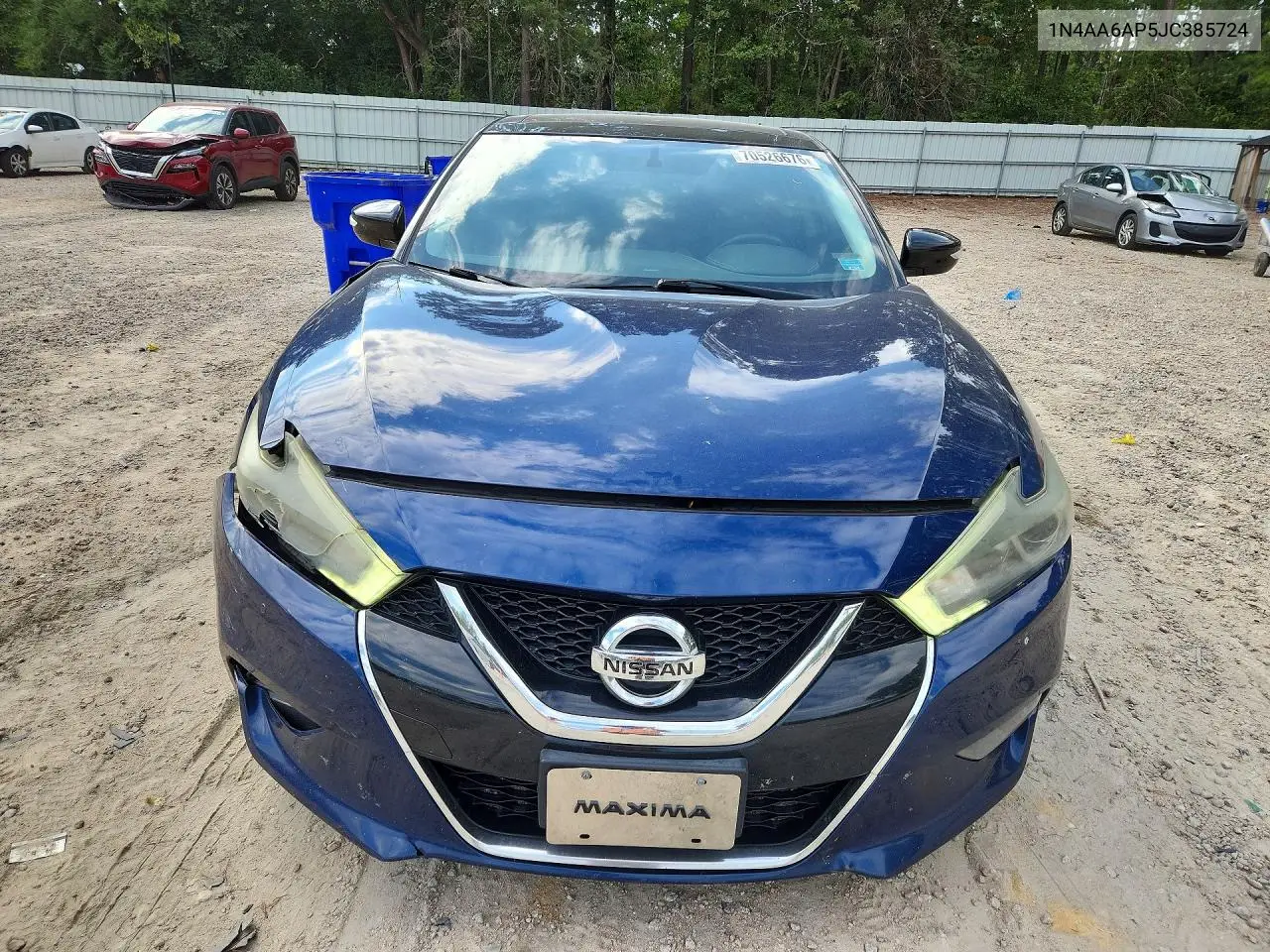 2018 NISSAN MAXIMA VIN 1N4AA6AP5JC385724 — фото 5
