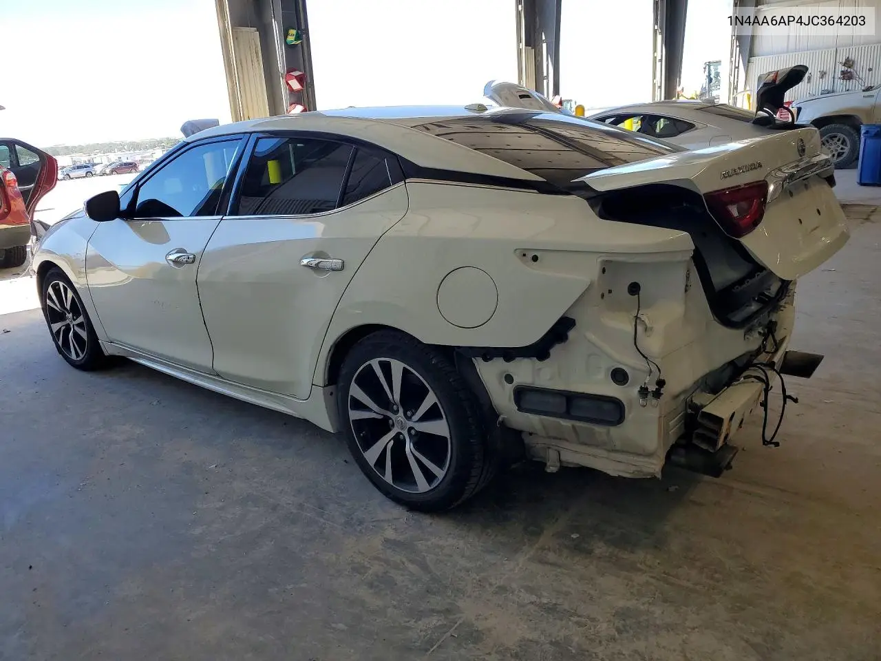 2018 NISSAN MAXIMA VIN 1N4AA6AP4JC364203 — фото 2