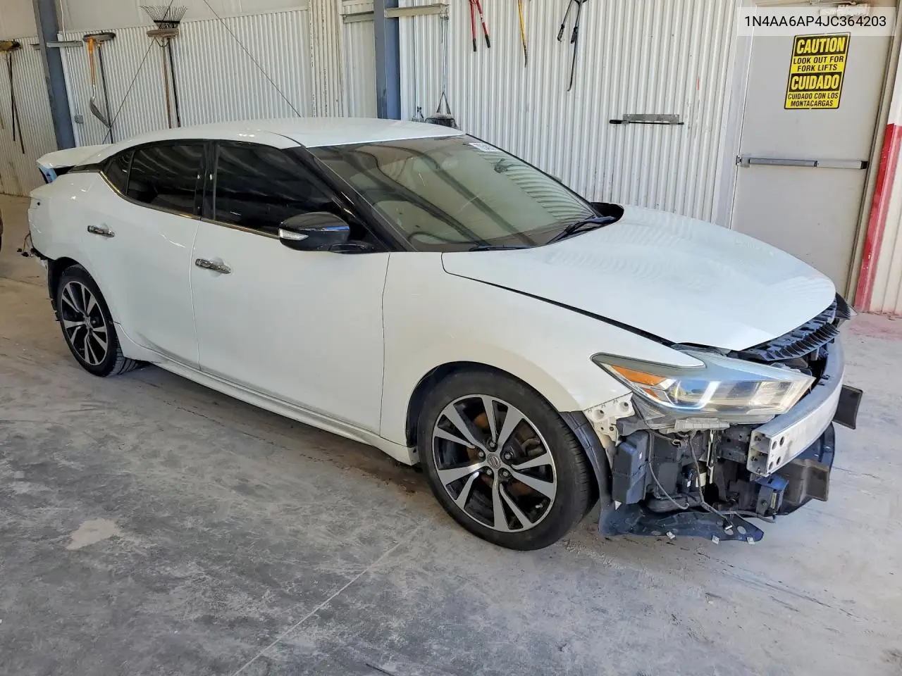 2018 NISSAN MAXIMA VIN 1N4AA6AP4JC364203 — фото 4