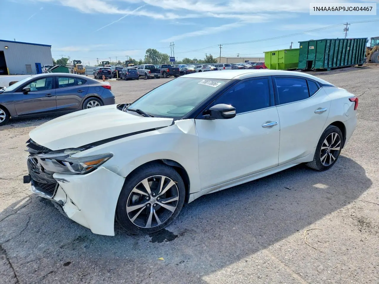 NISSAN MAXIMA 2018, VIN 1N4AA6AP9JC404467