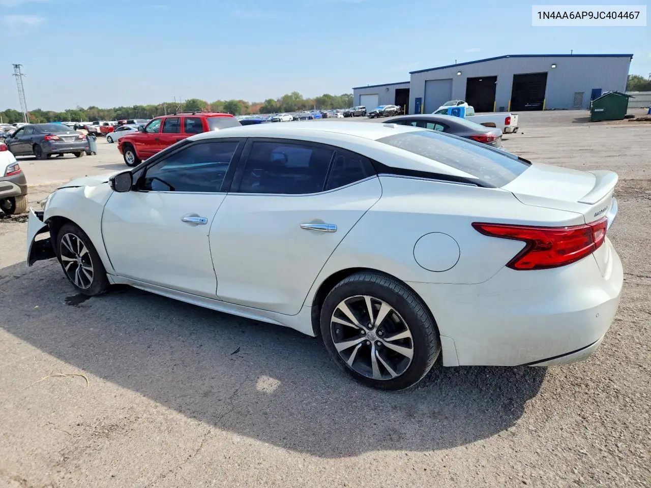 2018 NISSAN MAXIMA VIN 1N4AA6AP9JC404467 — фото 2