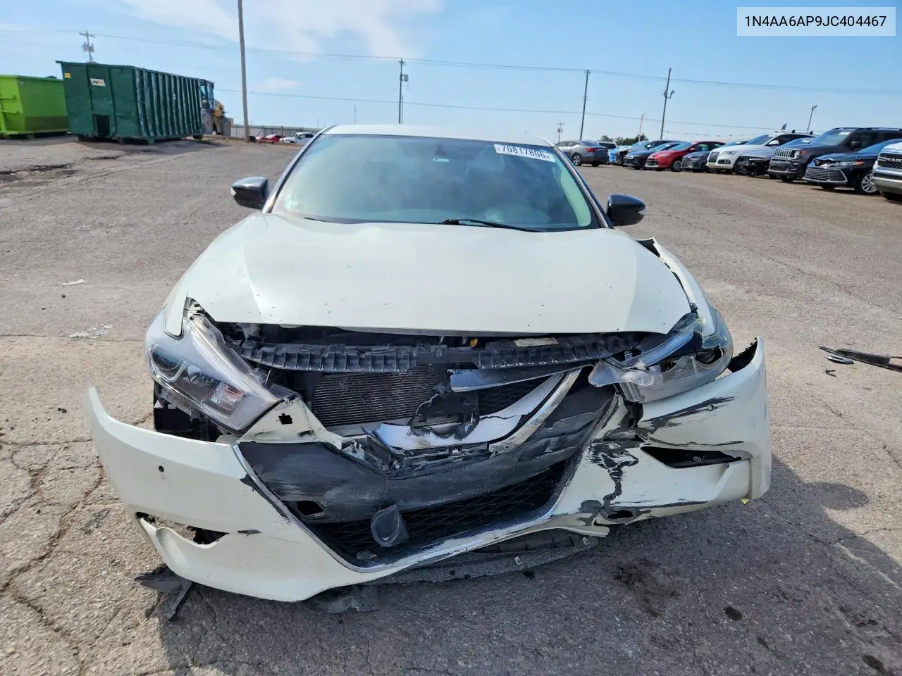 2018 NISSAN MAXIMA VIN 1N4AA6AP9JC404467 — фото 5