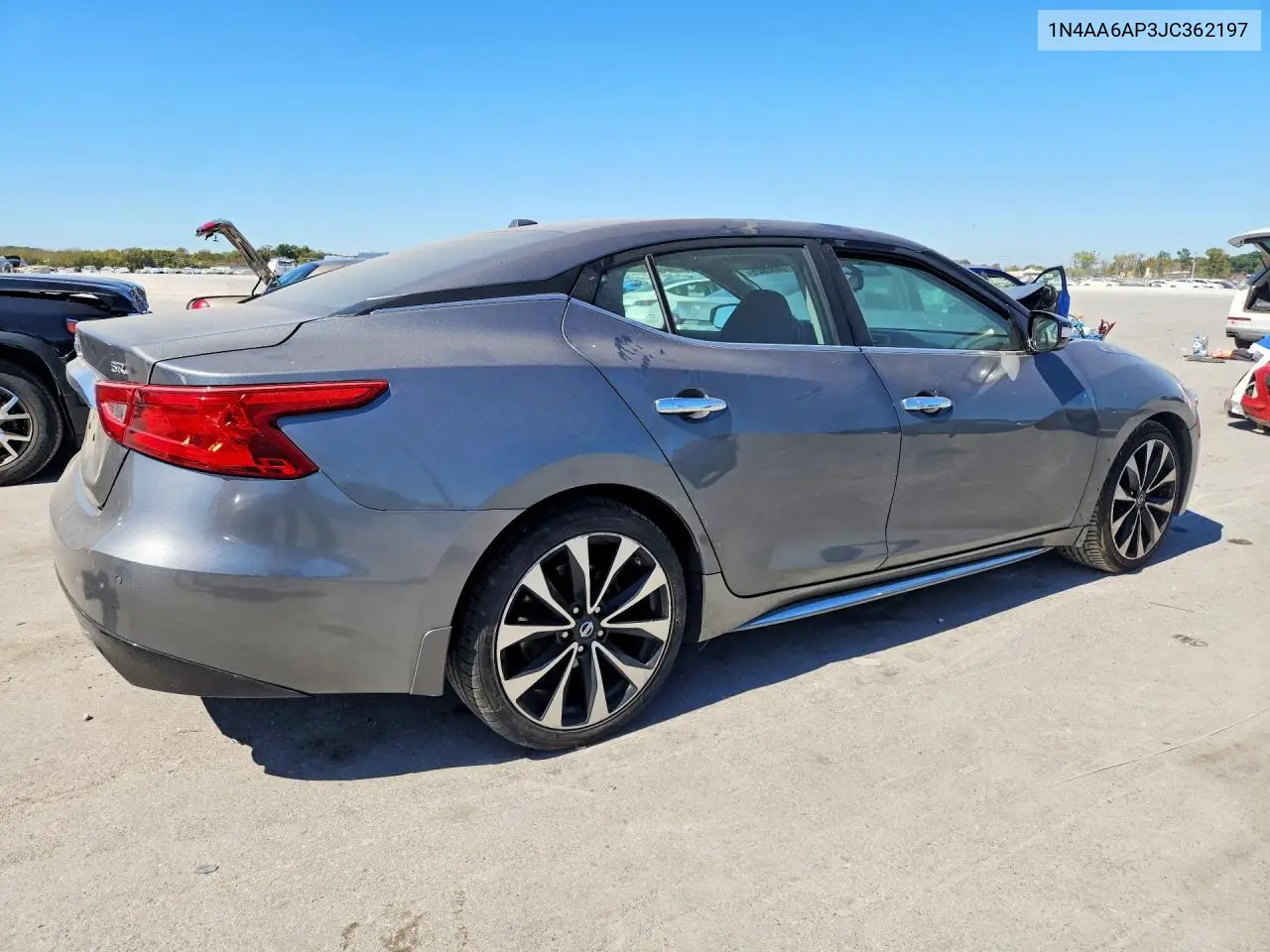2018 NISSAN MAXIMA VIN 1N4AA6AP3JC362197 — фото 3