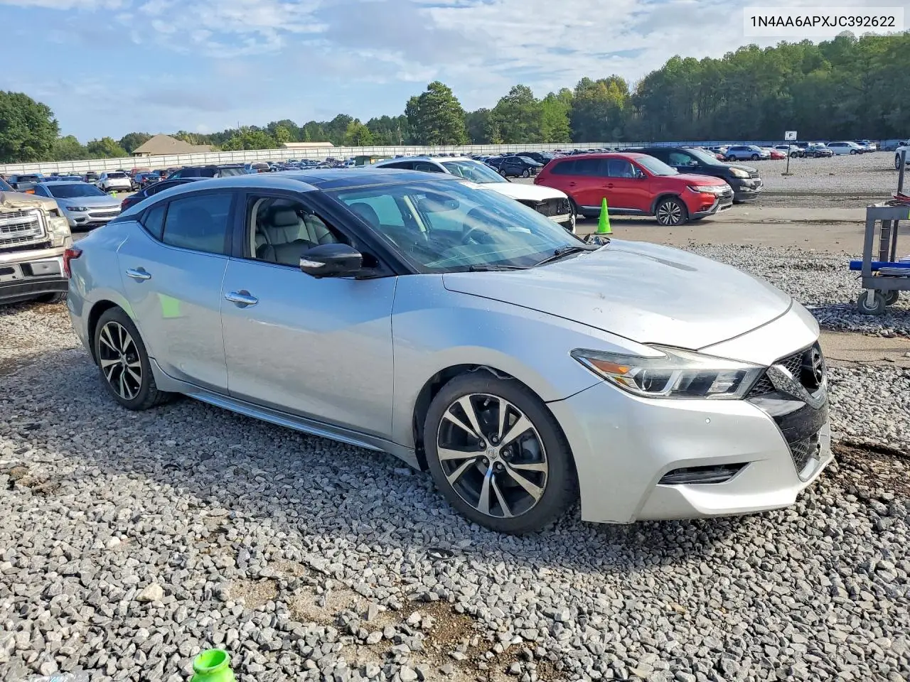 2018 NISSAN MAXIMA VIN 1N4AA6APXJC392622 — фото 4