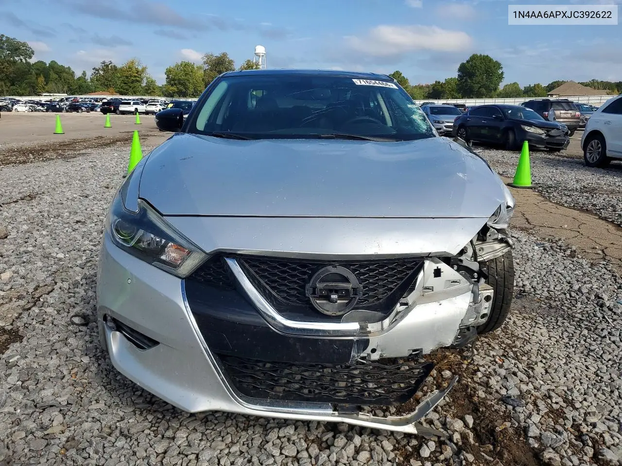 2018 NISSAN MAXIMA VIN 1N4AA6APXJC392622 — фото 5