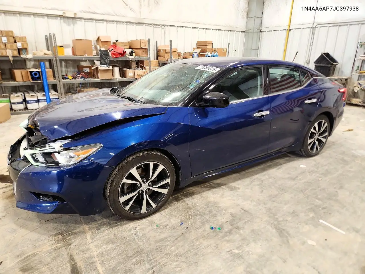NISSAN MAXIMA 2018, VIN 1N4AA6AP7JC397938