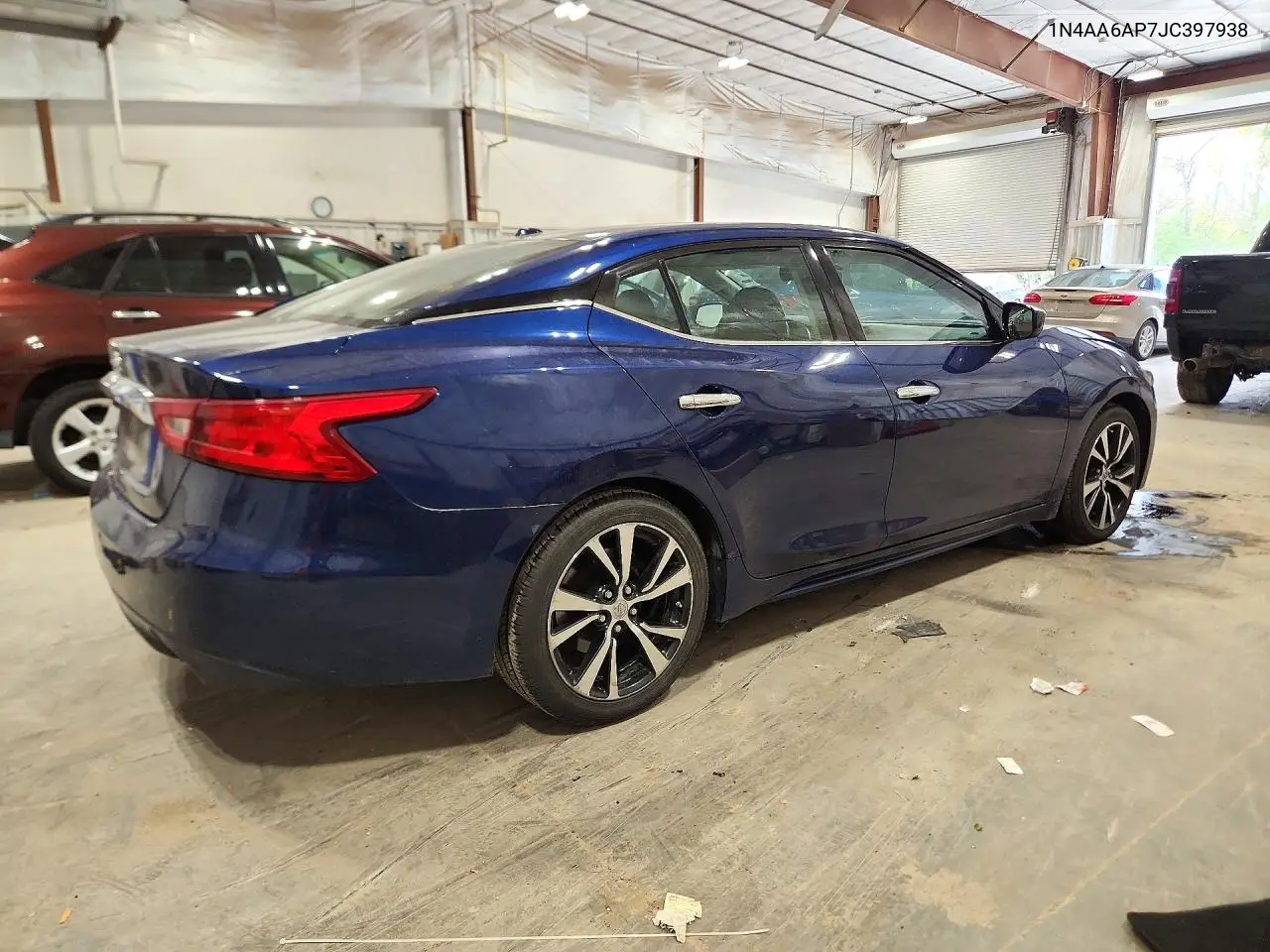 2018 NISSAN MAXIMA VIN 1N4AA6AP7JC397938 — фото 3
