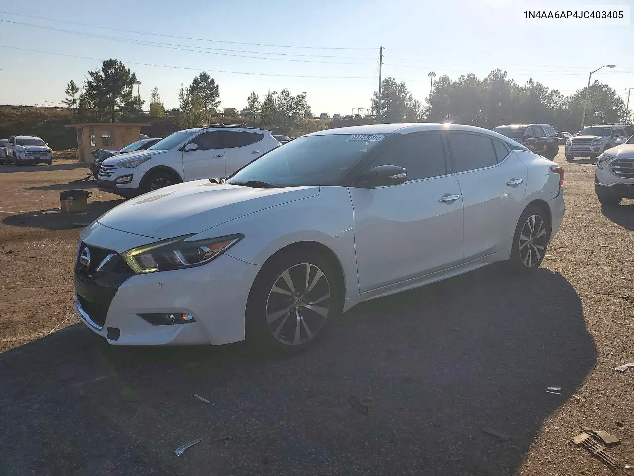 NISSAN MAXIMA 2018, VIN 1N4AA6AP4JC403405