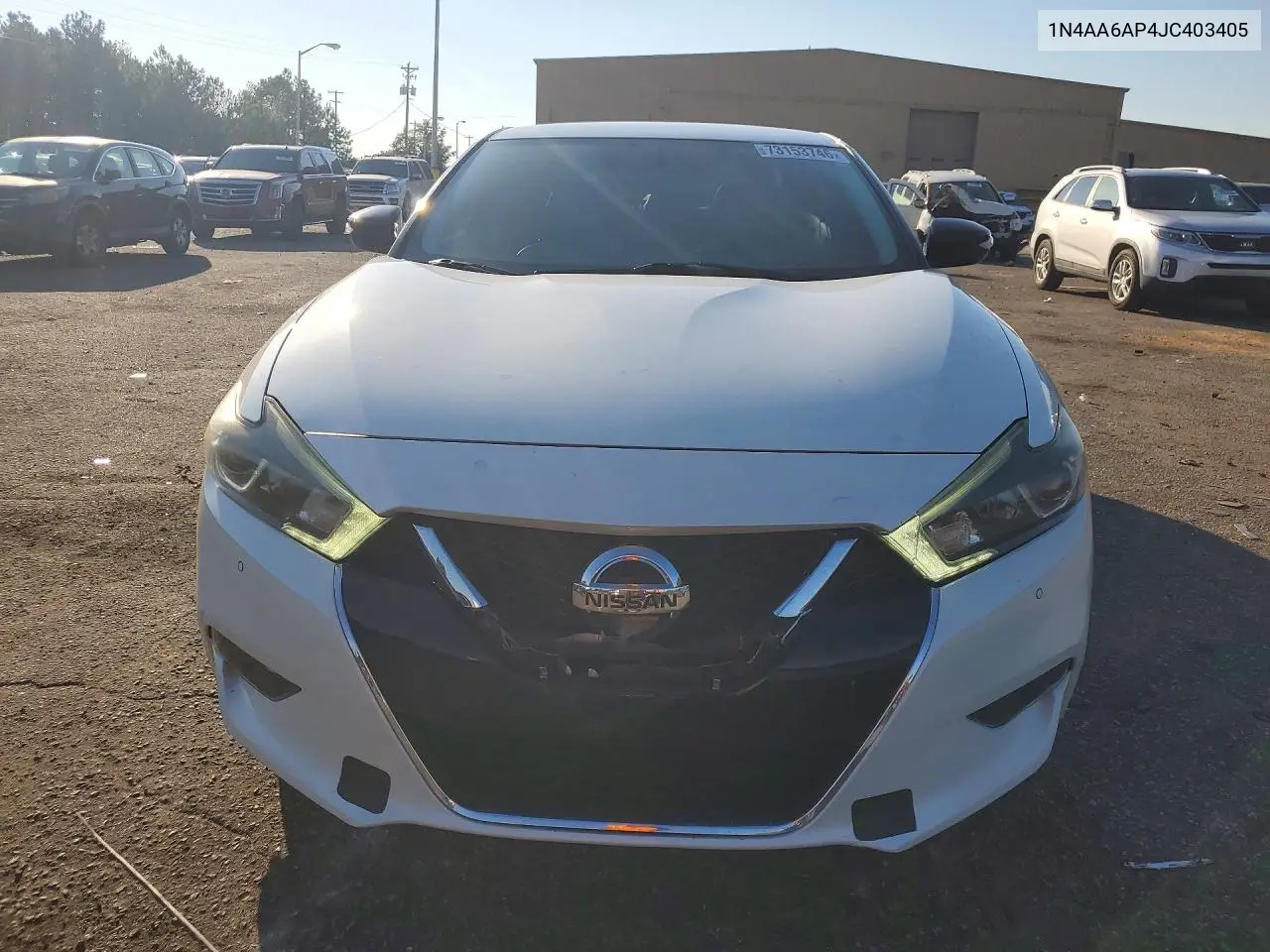 2018 NISSAN MAXIMA VIN 1N4AA6AP4JC403405 — фото 5