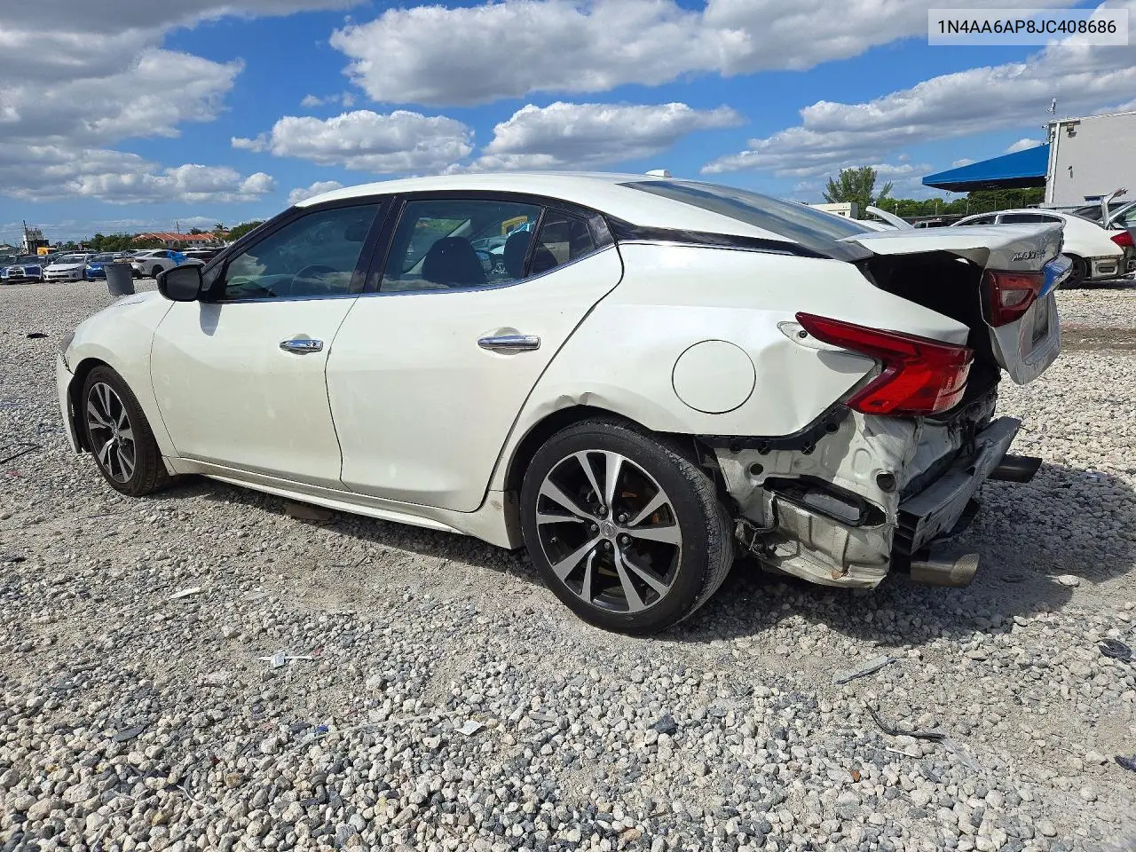 2018 NISSAN MAXIMA VIN 1N4AA6AP8JC408686 — фото 2