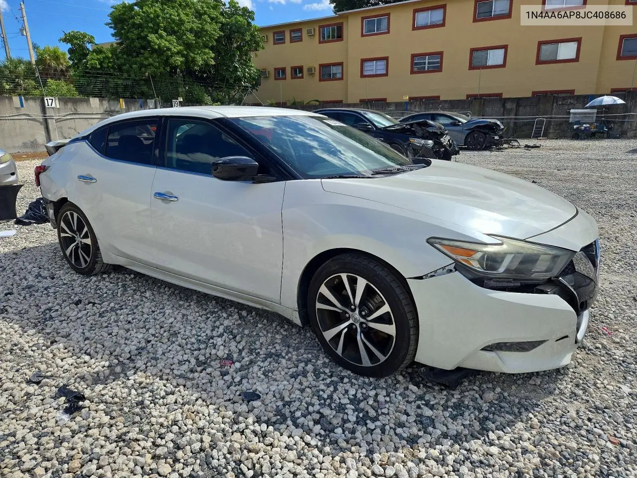 2018 NISSAN MAXIMA VIN 1N4AA6AP8JC408686 — фото 4