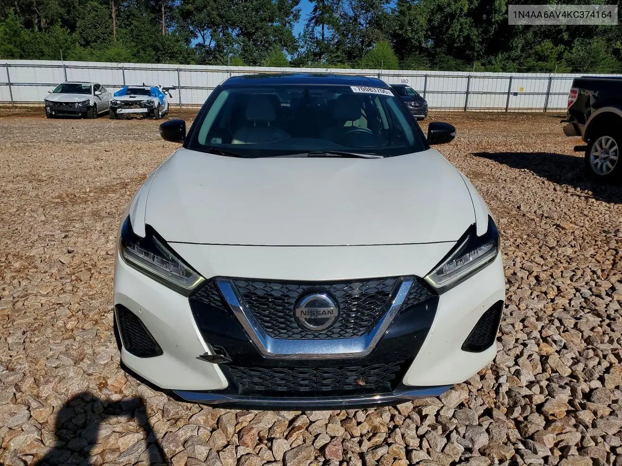 2019 NISSAN MAXIMA VIN 1N4AA6AV4KC374164 — фото 5