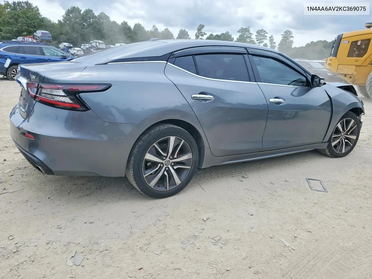 2019 NISSAN MAXIMA VIN 1N4AA6AV2KC369075 — фото 3
