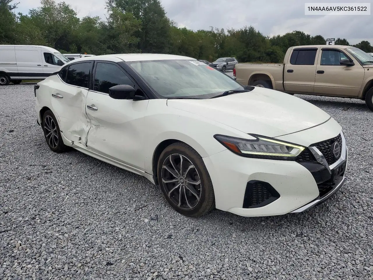 2019 NISSAN MAXIMA VIN 1N4AA6AV5KC361522 — фото 4