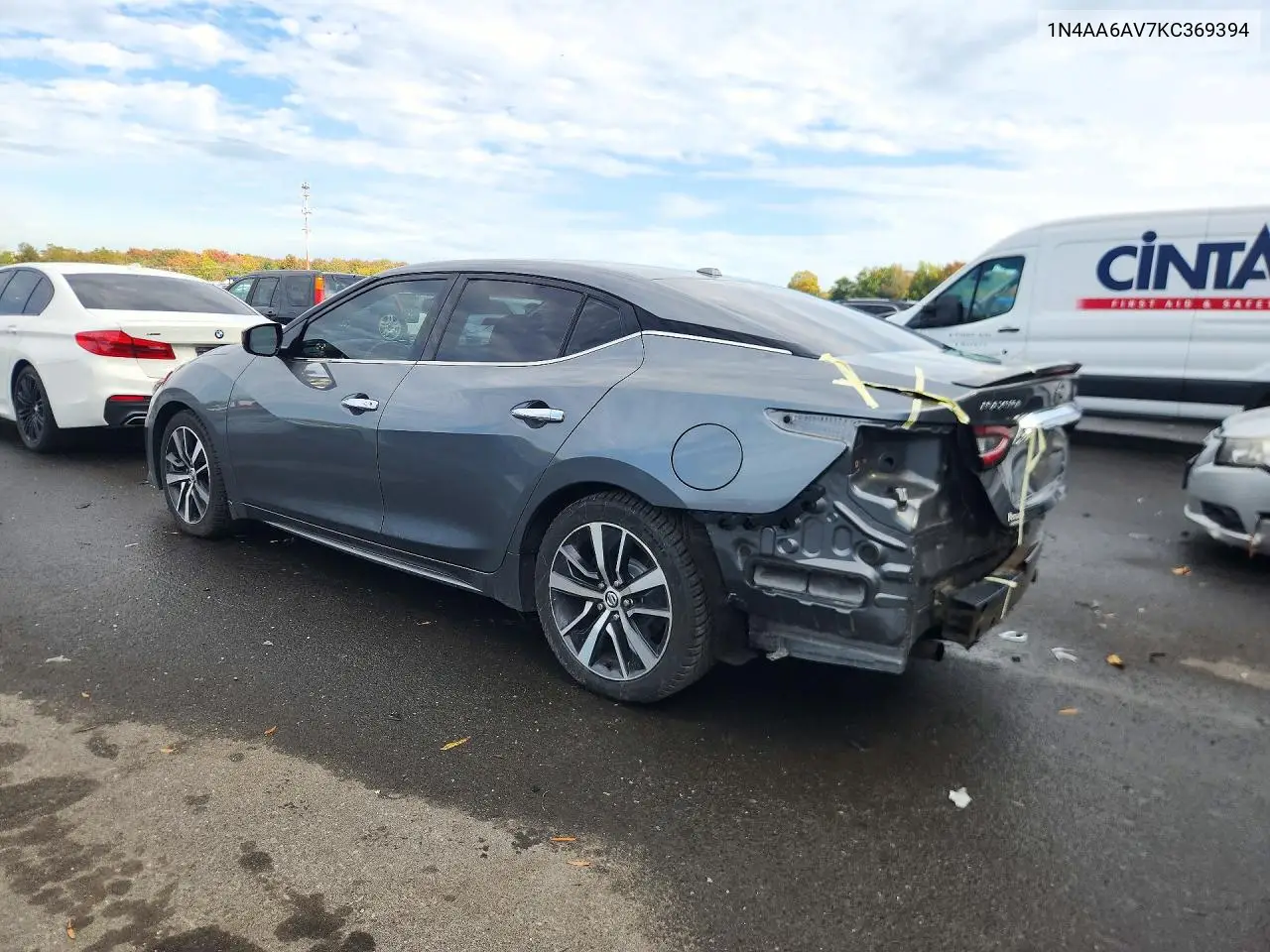 2019 NISSAN MAXIMA VIN 1N4AA6AV7KC369394 — фото 2