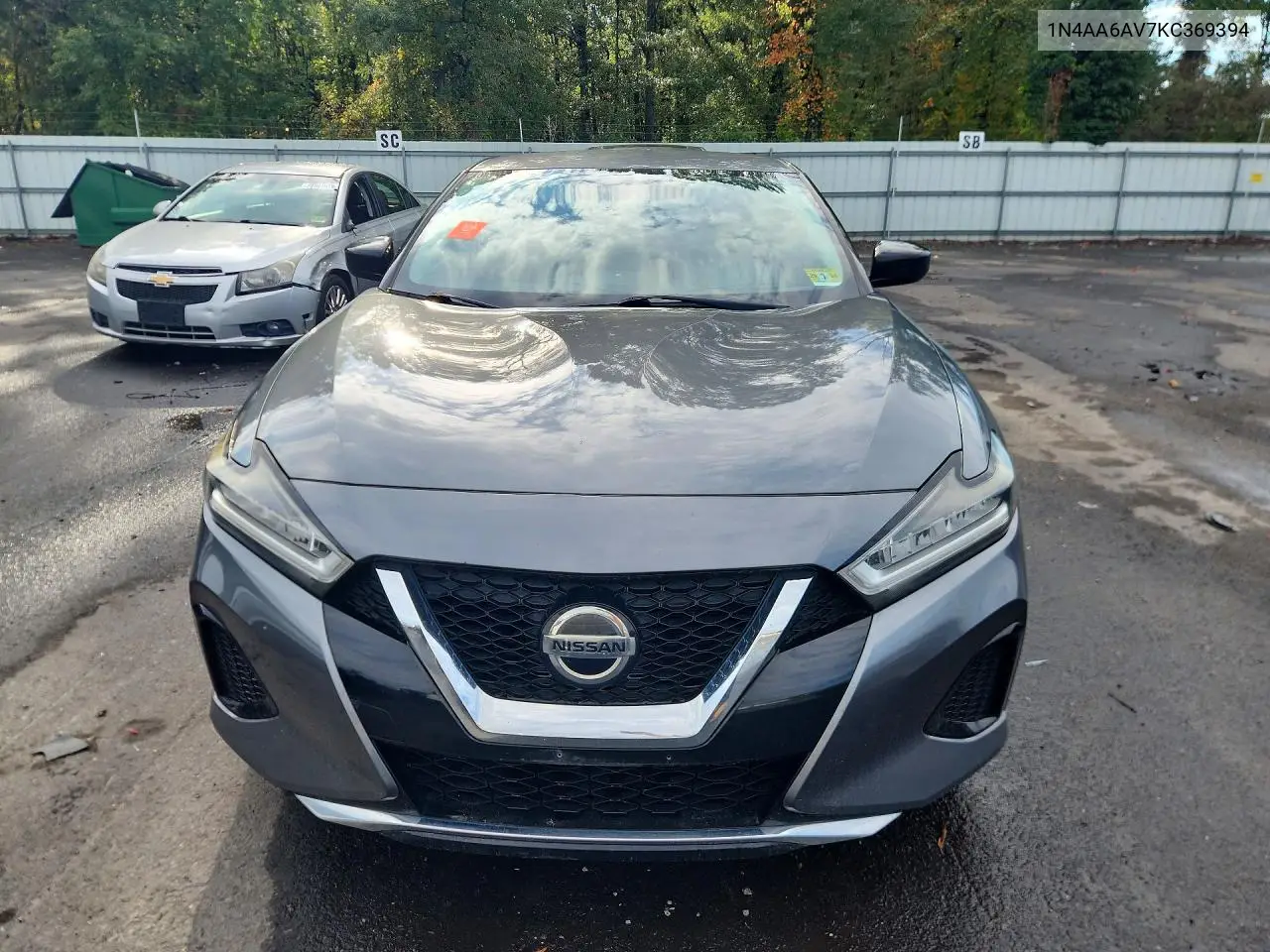 2019 NISSAN MAXIMA VIN 1N4AA6AV7KC369394 — фото 5