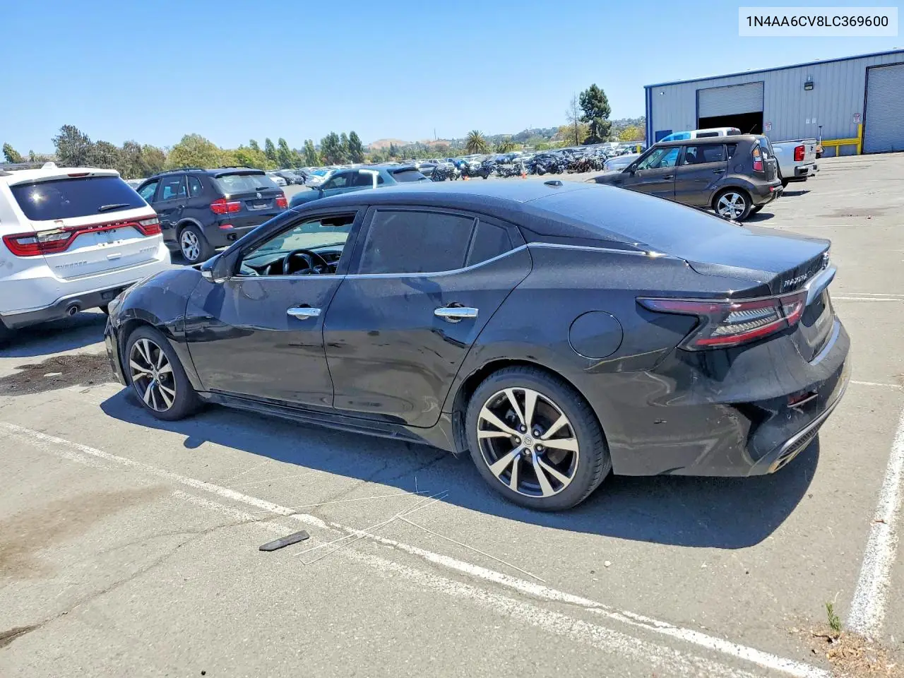 2020 NISSAN MAXIMA VIN 1N4AA6CV8LC369600 — фото 2