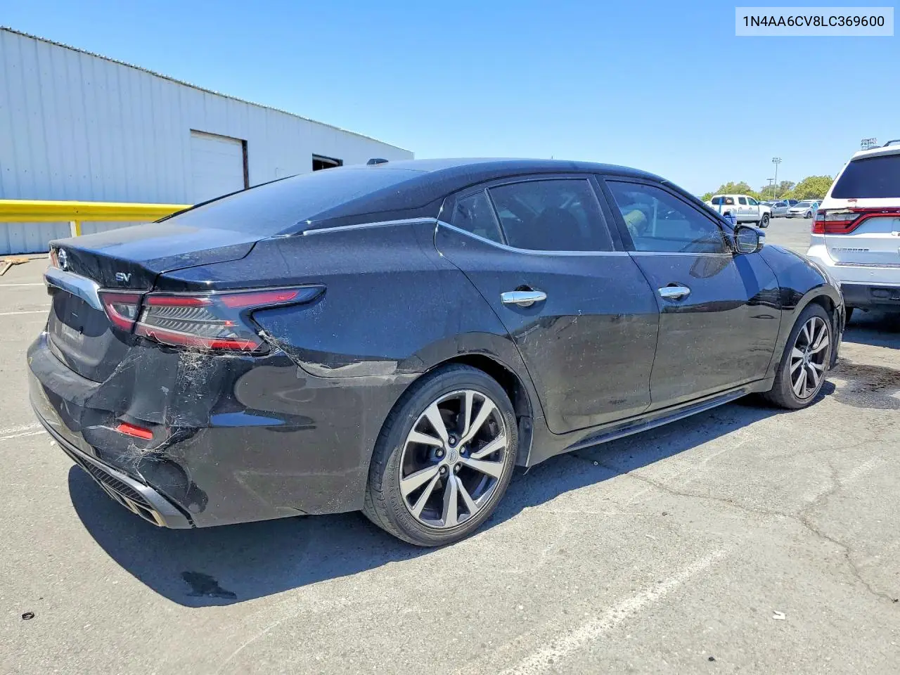 2020 NISSAN MAXIMA VIN 1N4AA6CV8LC369600 — фото 3