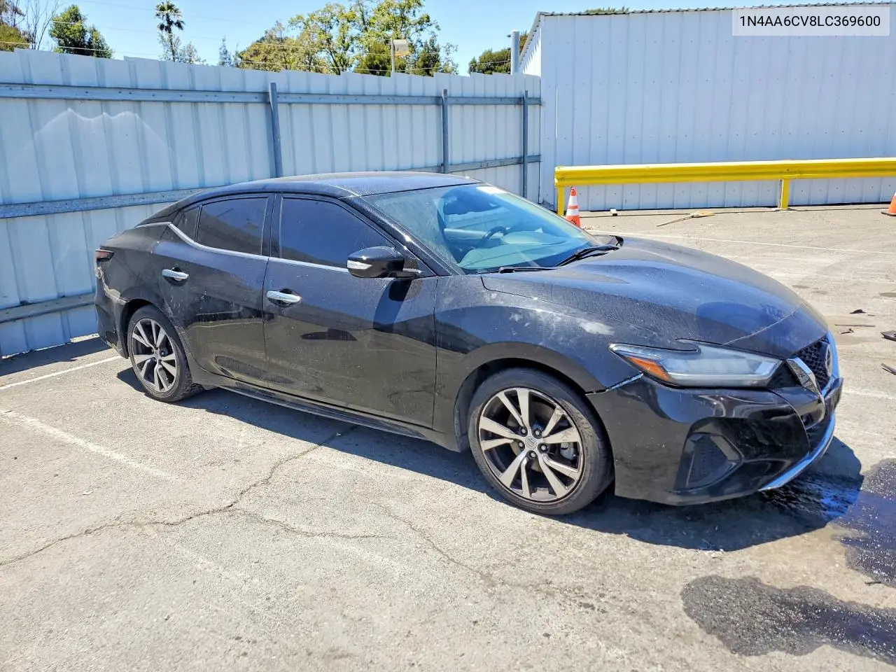 2020 NISSAN MAXIMA VIN 1N4AA6CV8LC369600 — фото 4