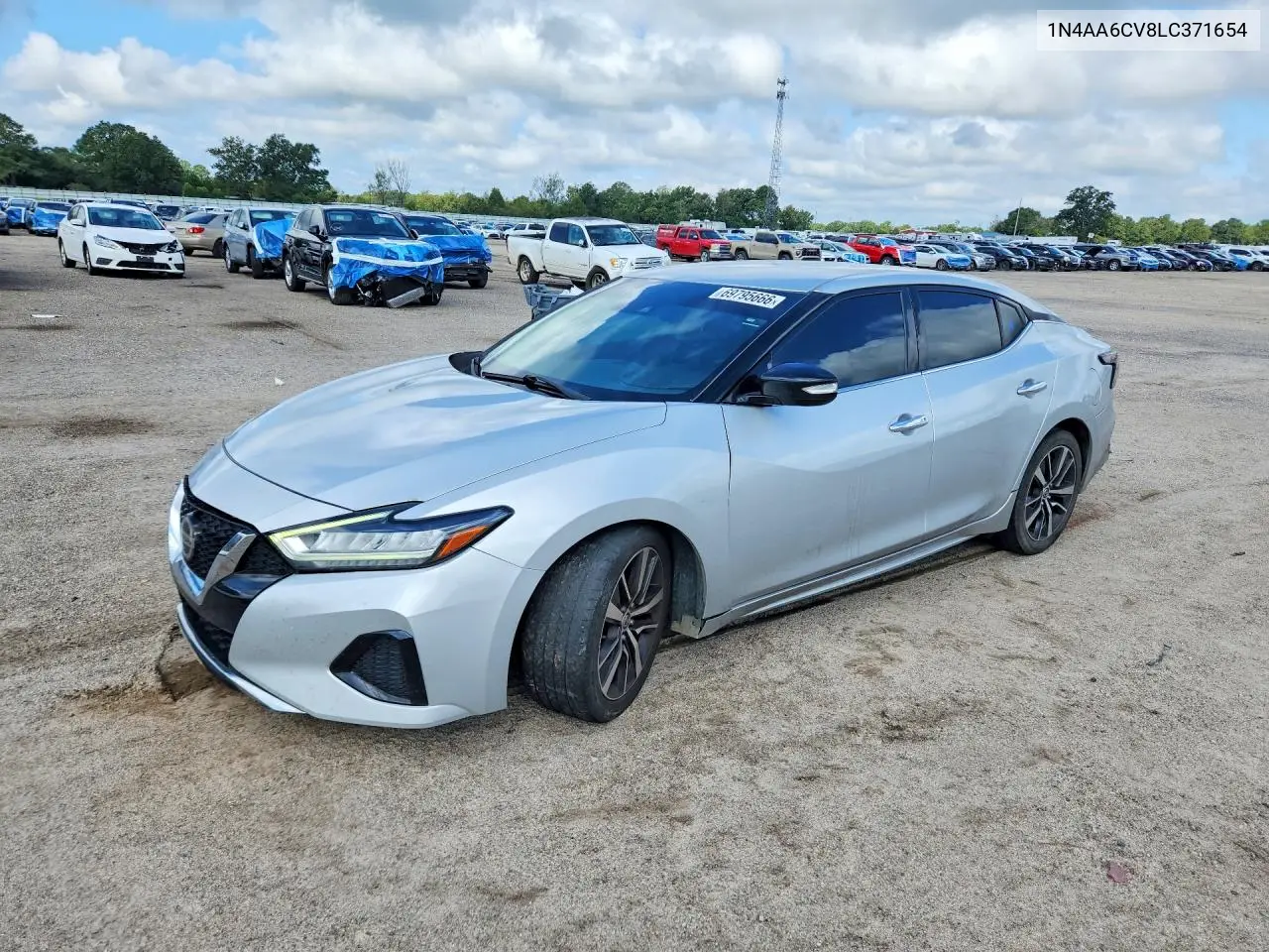 NISSAN MAXIMA 2020, VIN 1N4AA6CV8LC371654