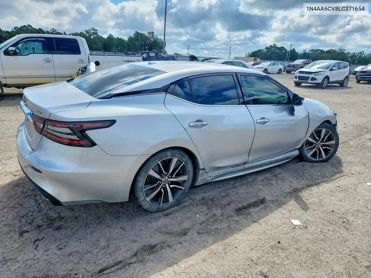 2020 NISSAN MAXIMA VIN 1N4AA6CV8LC371654 — фото 3