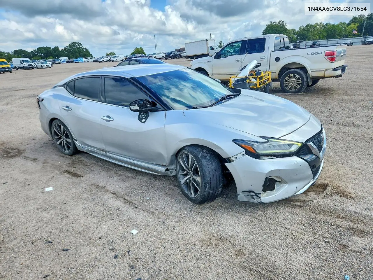 2020 NISSAN MAXIMA VIN 1N4AA6CV8LC371654 — фото 4