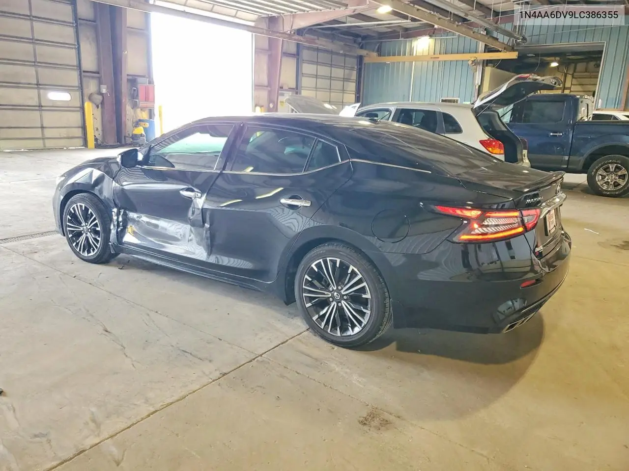 2020 NISSAN MAXIMA VIN 1N4AA6DV9LC386355 — фото 2