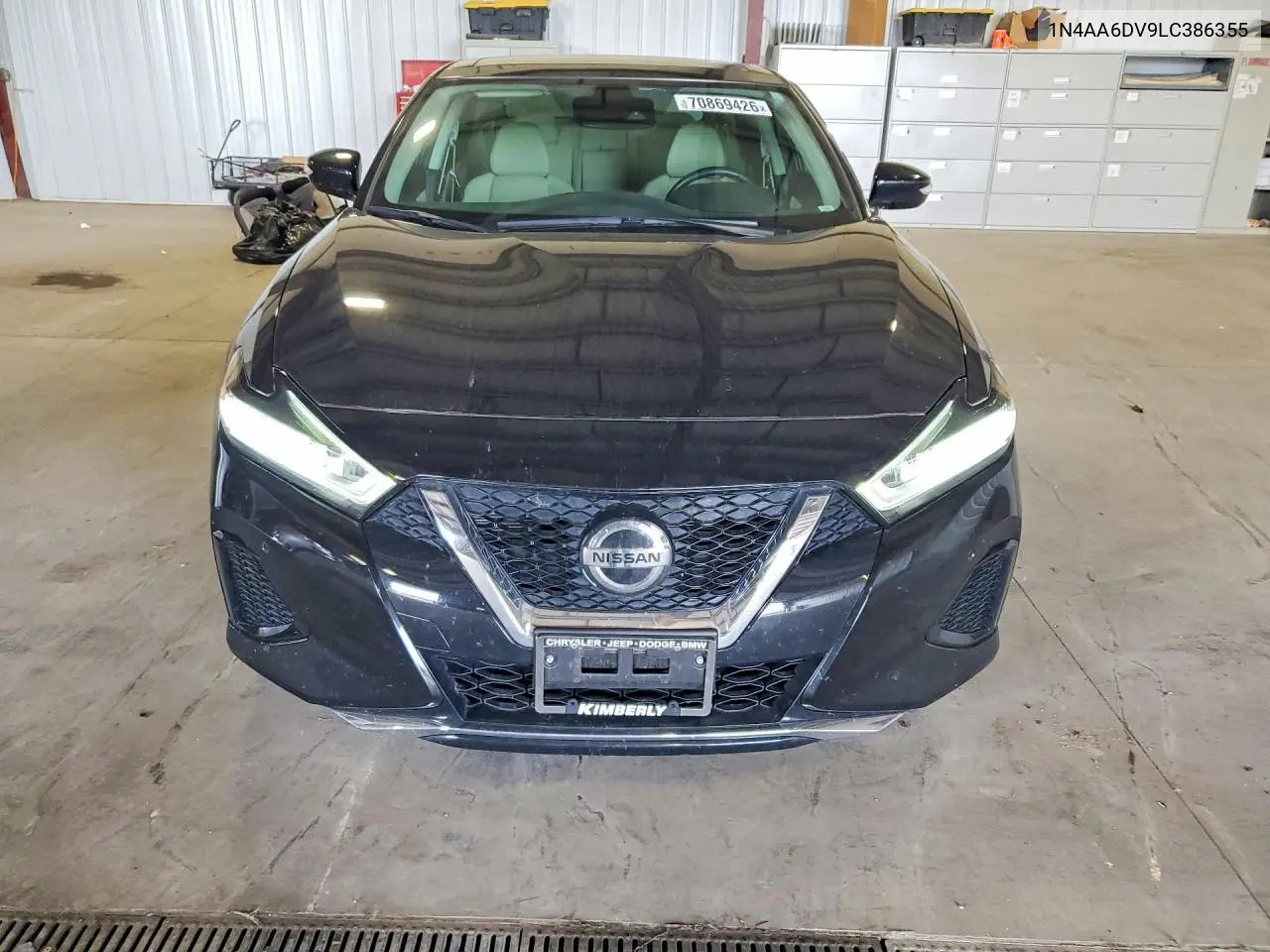 2020 NISSAN MAXIMA VIN 1N4AA6DV9LC386355 — фото 5