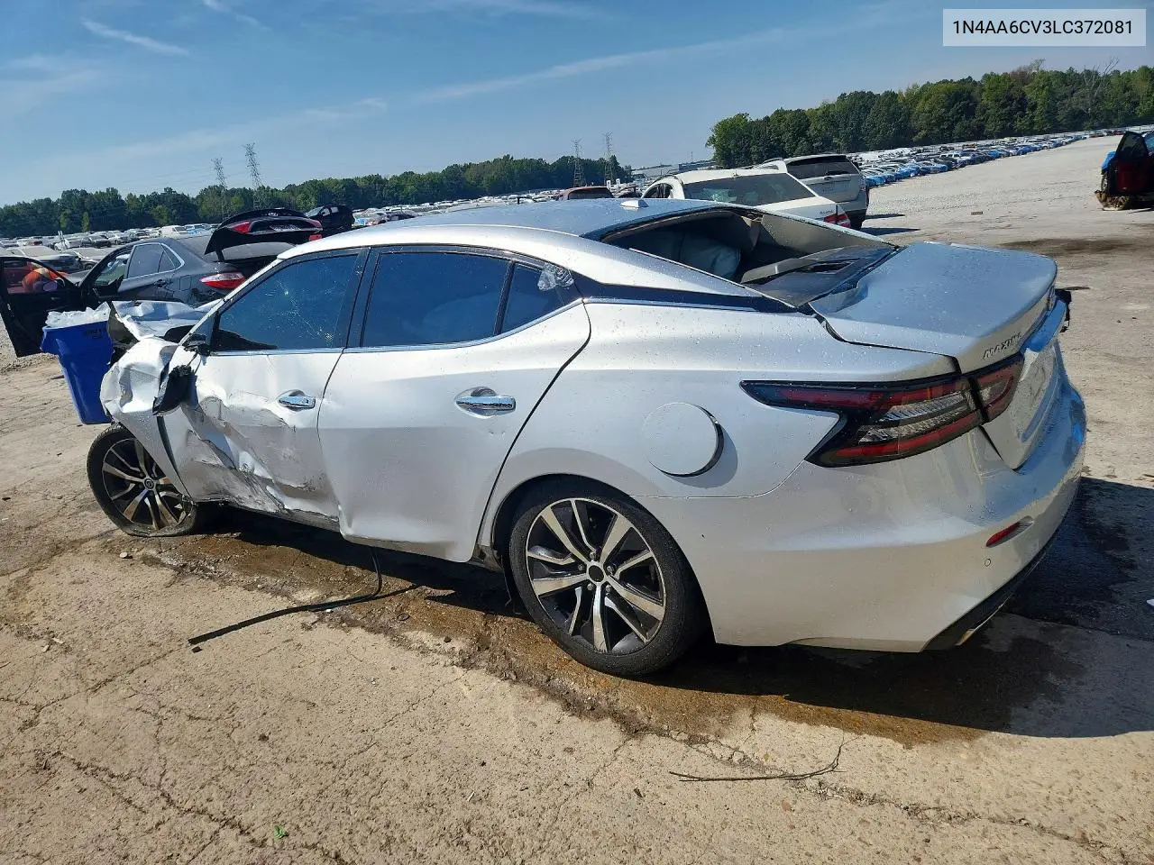 2020 NISSAN MAXIMA VIN 1N4AA6CV3LC372081 — фото 2