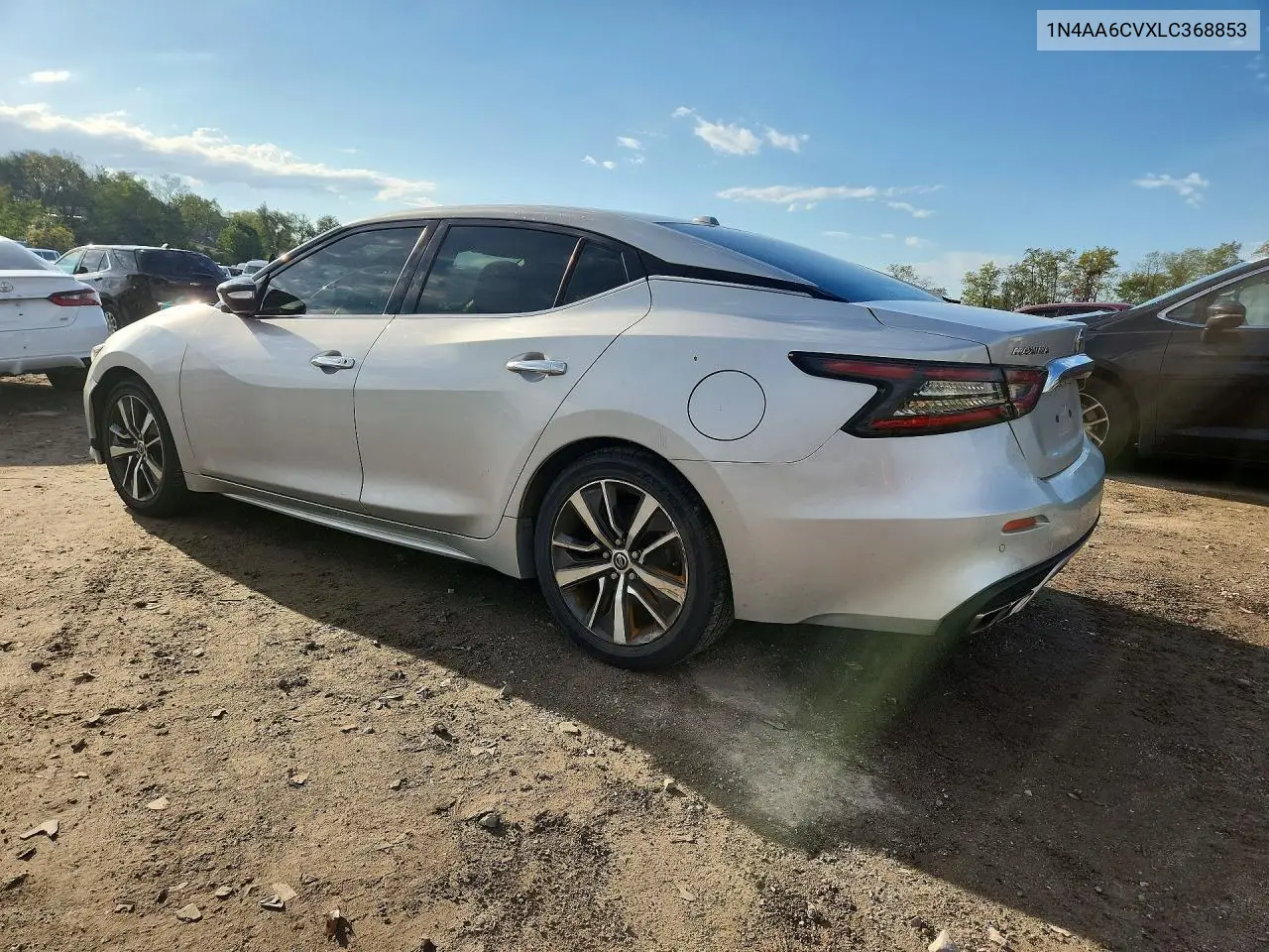2020 NISSAN MAXIMA VIN 1N4AA6CVXLC368853 — фото 2
