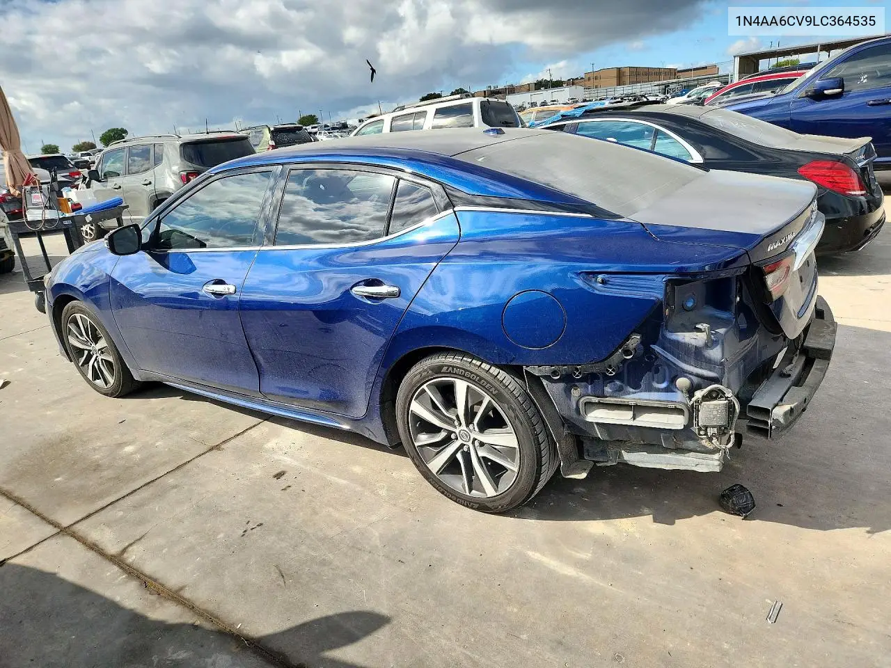 2020 NISSAN MAXIMA VIN 1N4AA6CV9LC364535 — фото 2
