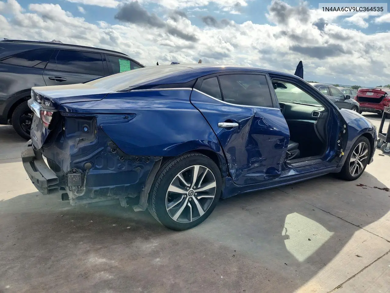 2020 NISSAN MAXIMA VIN 1N4AA6CV9LC364535 — фото 3