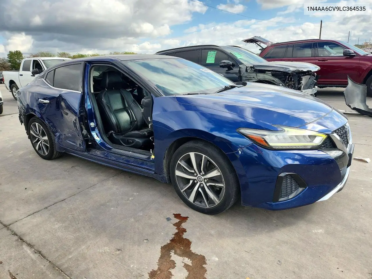2020 NISSAN MAXIMA VIN 1N4AA6CV9LC364535 — фото 4