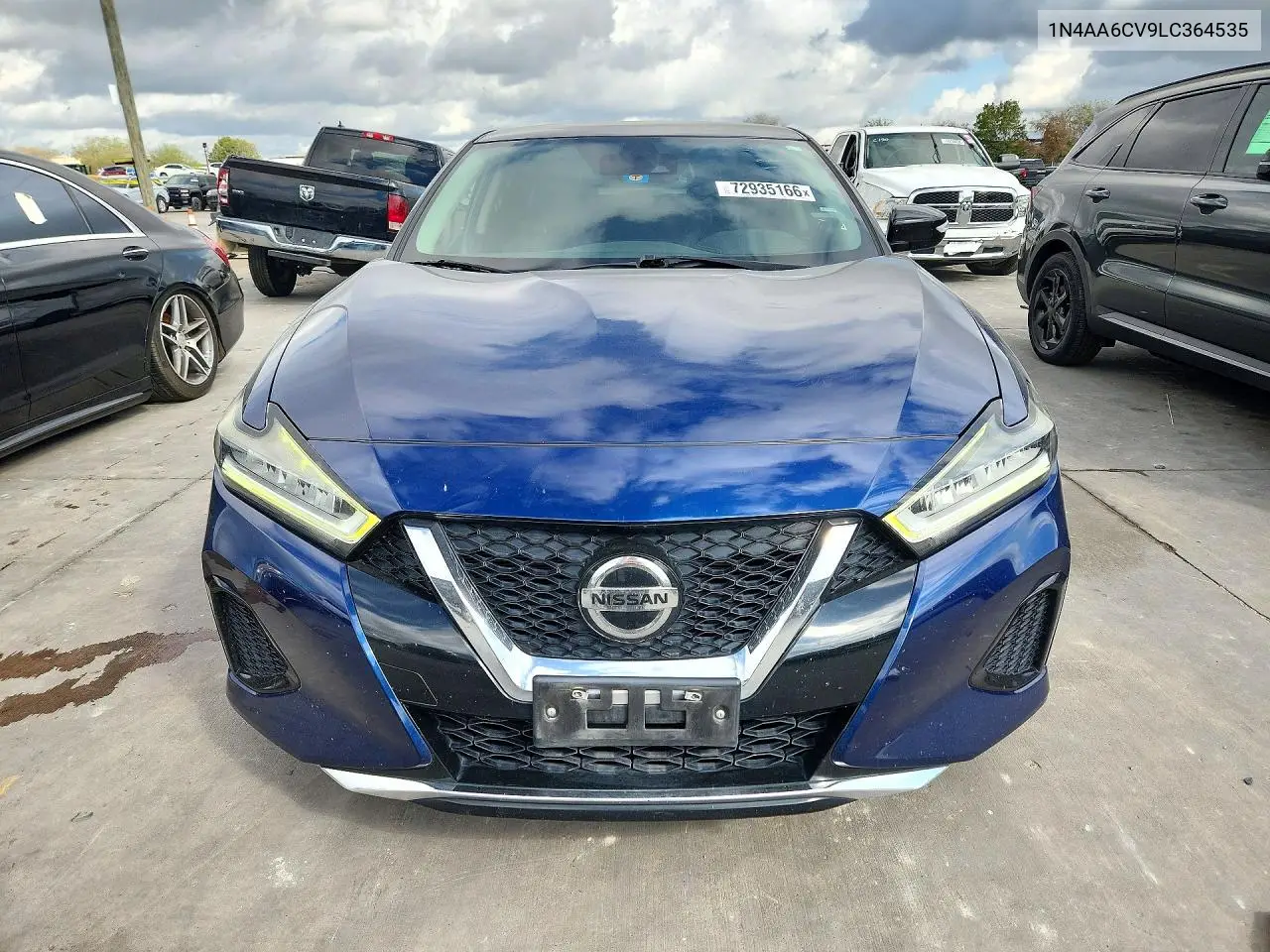 2020 NISSAN MAXIMA VIN 1N4AA6CV9LC364535 — фото 5