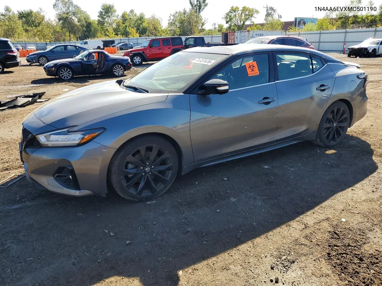 NISSAN MAXIMA 2021, VIN 1N4AA6EVXMC501190