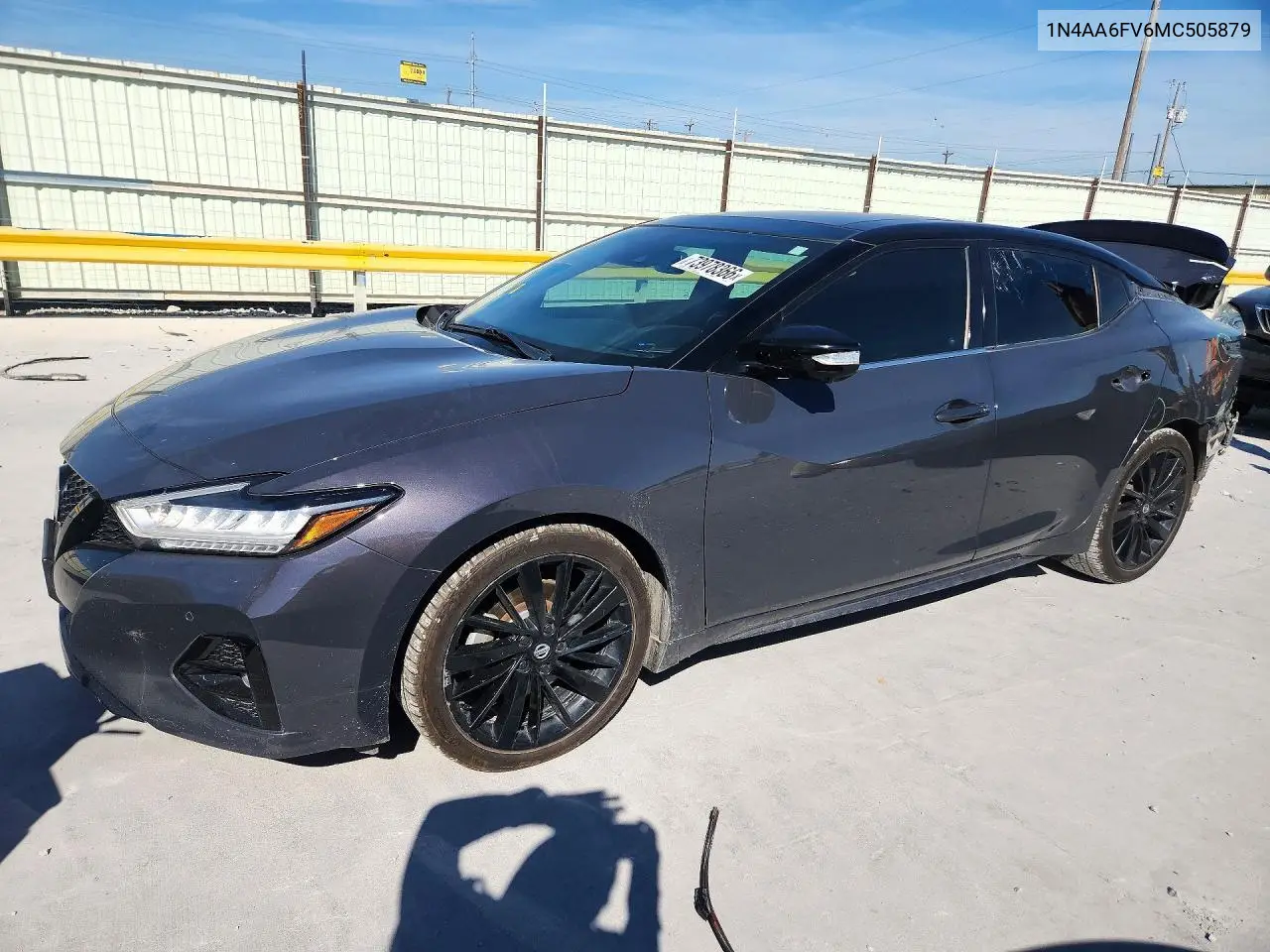 NISSAN MAXIMA 2021, VIN 1N4AA6FV6MC505879